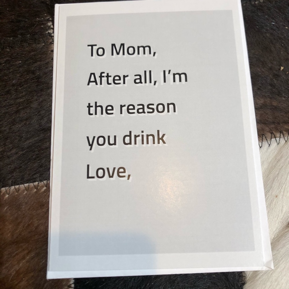 ⛵️4/$20 Fun Mother’s Day Card - blank inside